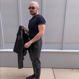 Asos two piece vinyl set